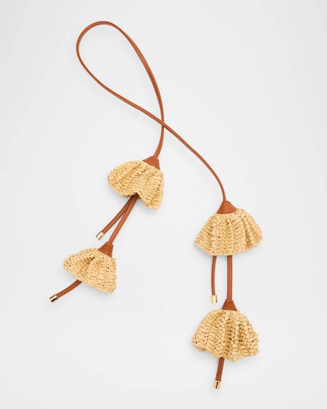 Flower Raffia Charm